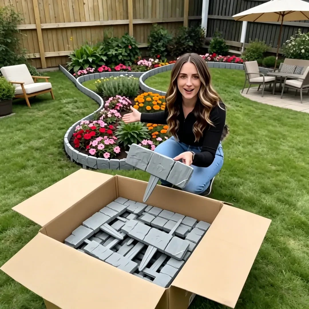 🏡2026 HOT SALE🥳💞50K+ SOLD!🌿✨ 60% OFF! Faux Stone Garden Edging Border! ♻️