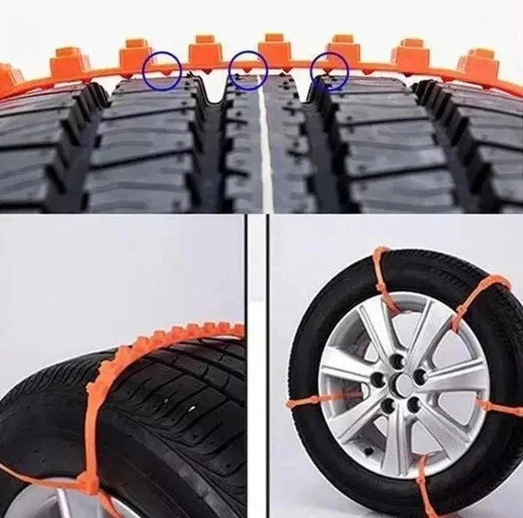 🚨 Instant Safety | Universal Nylon Tire Chains ⚡【50% OFF】