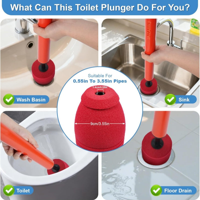 📢📢50% OFF !! ⏰High-Pressure Plunger for Toilets & Drains