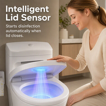 🚽 Smart UVC Toilet Sanitizer Light – Motion Sensor & Rechargeable
