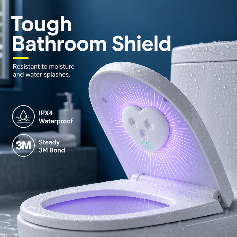🚽 Smart UVC Toilet Sanitizer Light – Motion Sensor & Rechargeable
