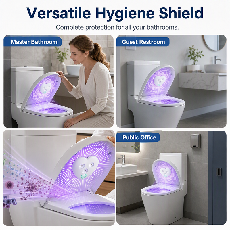 🚽 Smart UVC Toilet Sanitizer Light – Motion Sensor & Rechargeable
