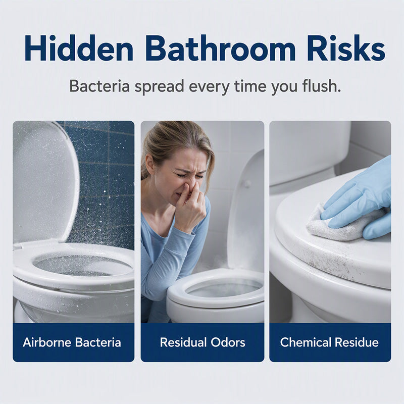 🚽 Smart UVC Toilet Sanitizer Light – Motion Sensor & Rechargeable