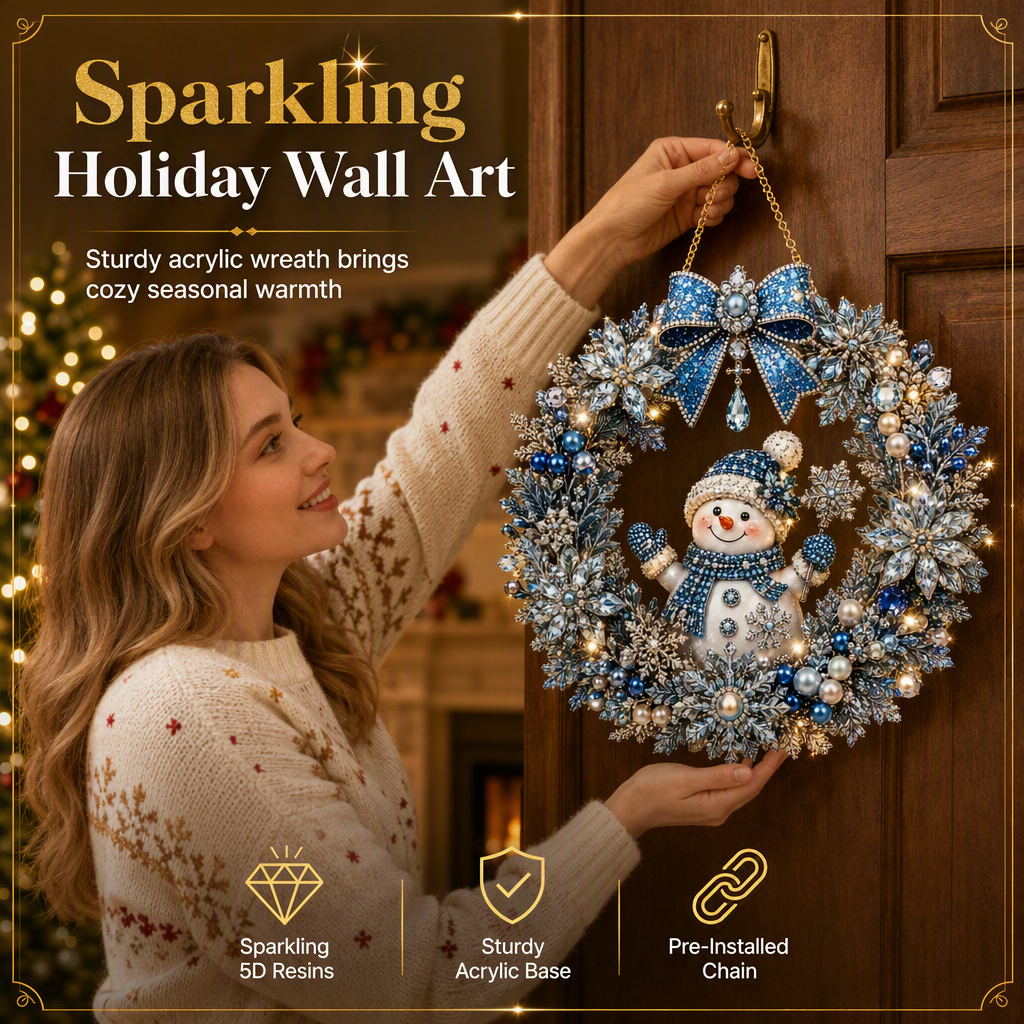 DIY Christmas Diamond Art Set – Creative Christmas Decoration for a Festive Home 🎁