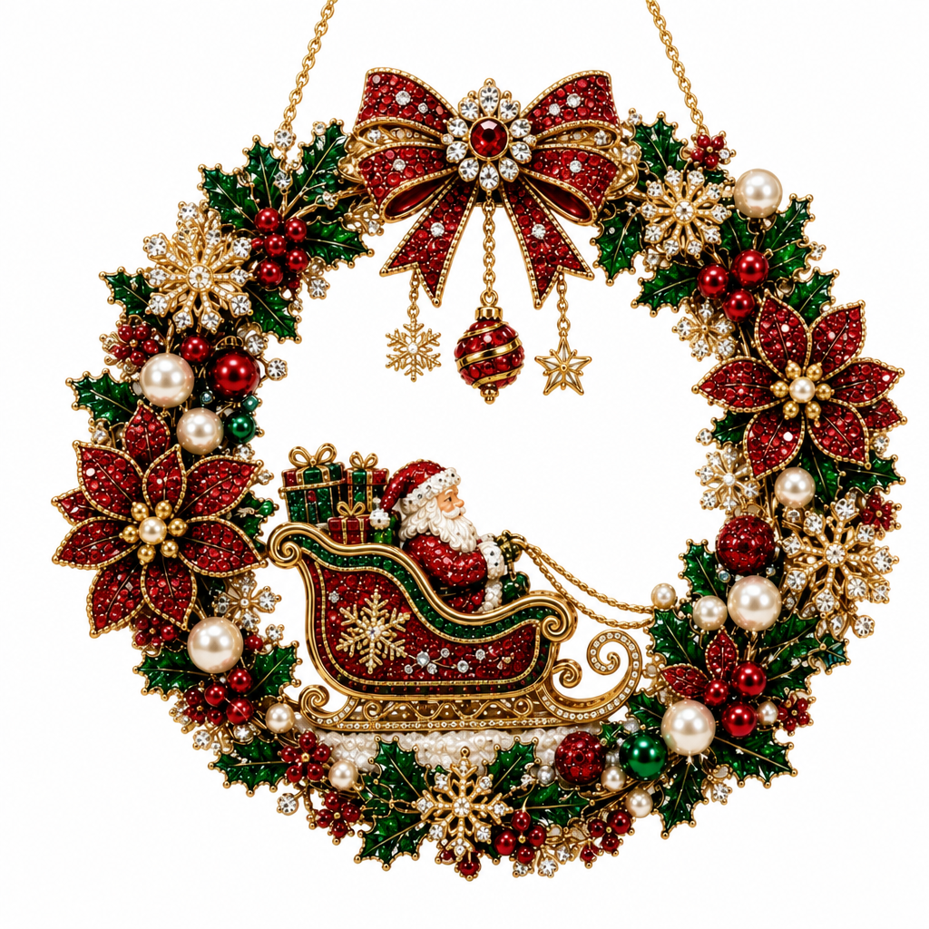 DIY Christmas Diamond Art Set – Creative Christmas Decoration for a Festive Home 🎁