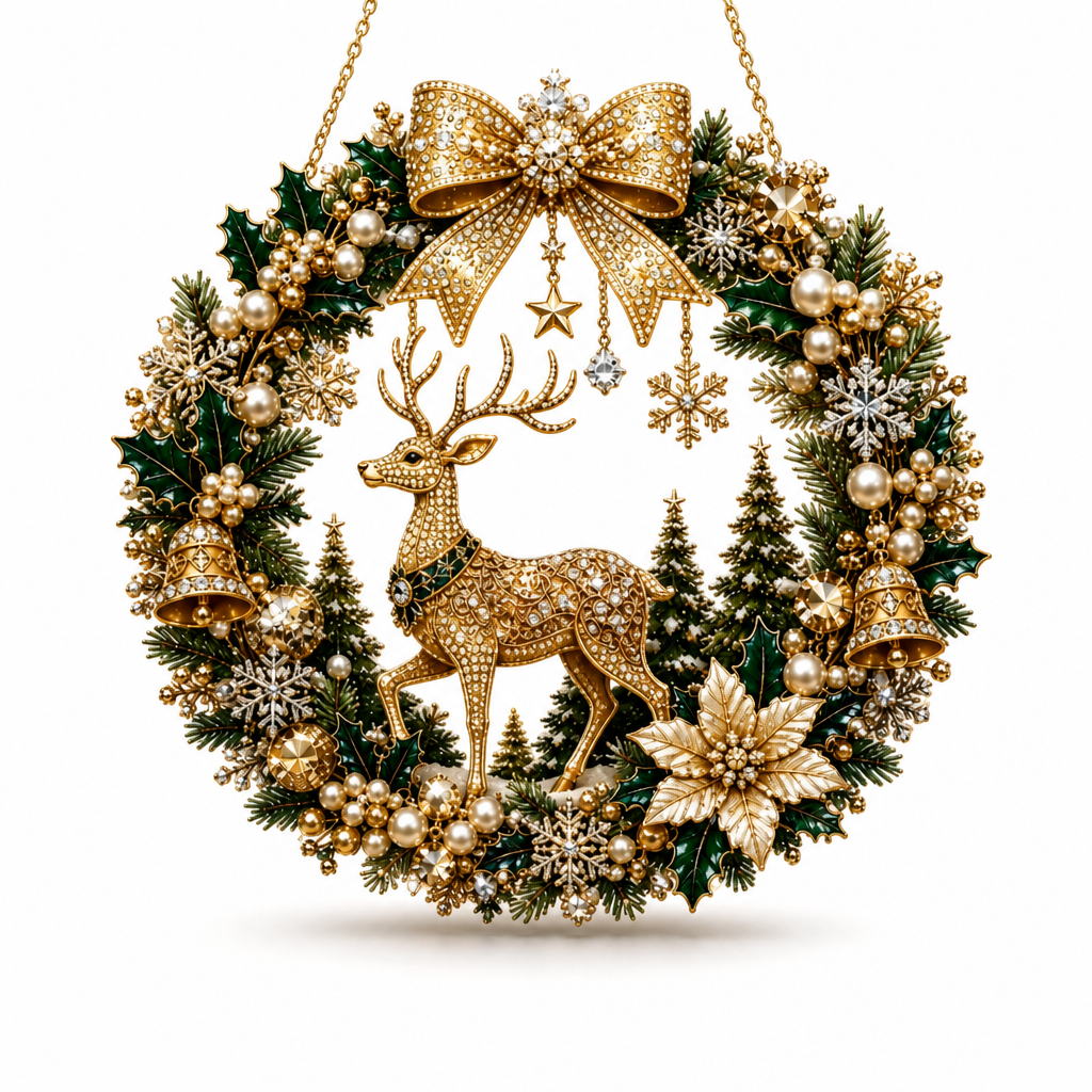 DIY Christmas Diamond Art Set – Creative Christmas Decoration for a Festive Home 🎁