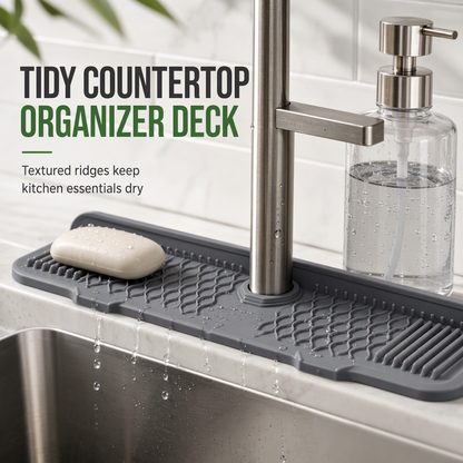 Foldable Silicone Faucet Splash Guard Mat
