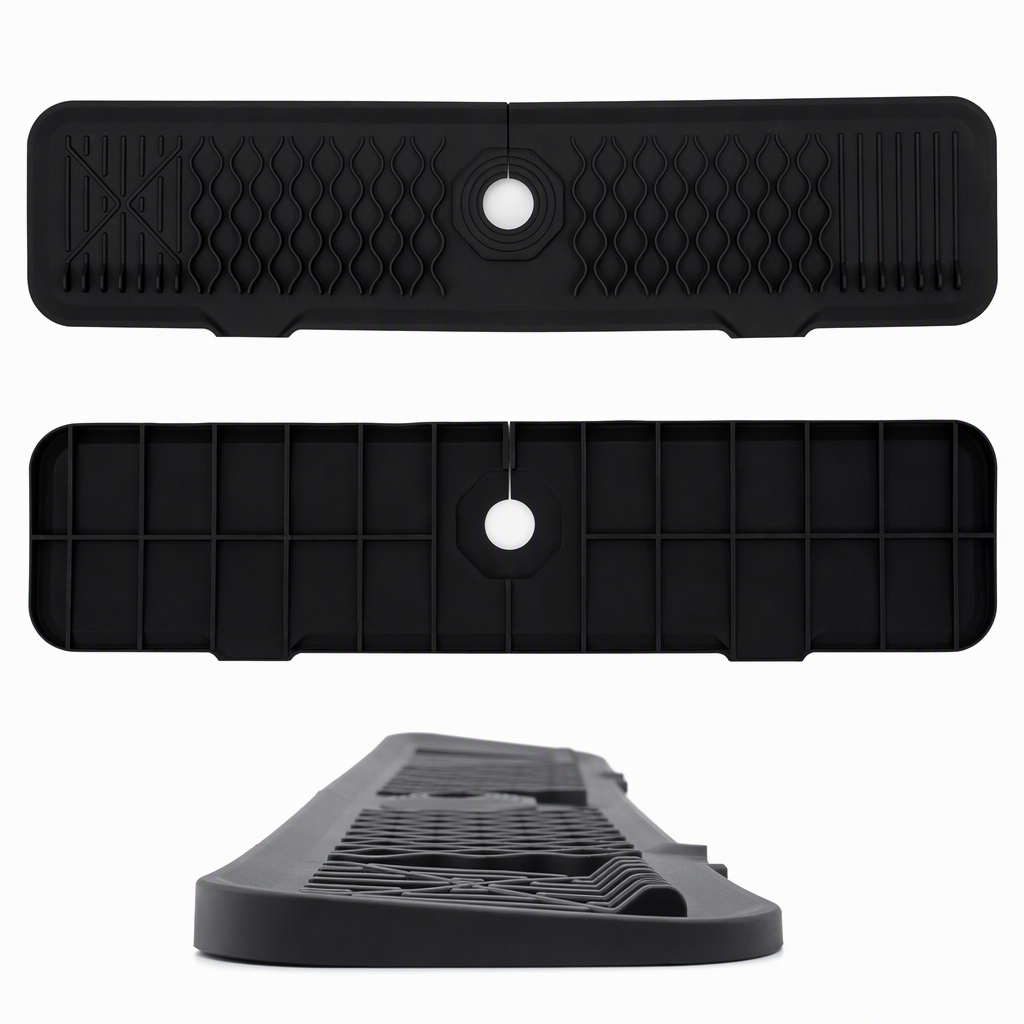 Foldable Silicone Faucet Splash Guard Mat